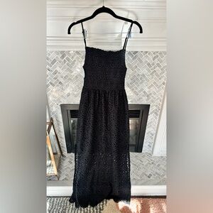 Hill House Black Strapless Dress